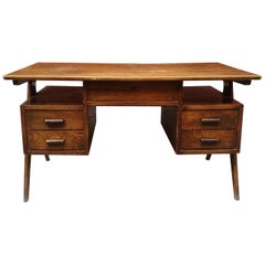 Italian Vintage Desk and Asymmetrical V-Shaped Paw, 1960s