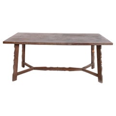 Italian Used Dining Table in Wood