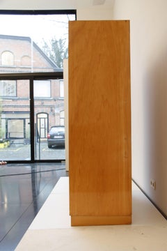 Italian Vintage Dresser in Clear Wood with Drawers Attributed to Osvaldo Borsani