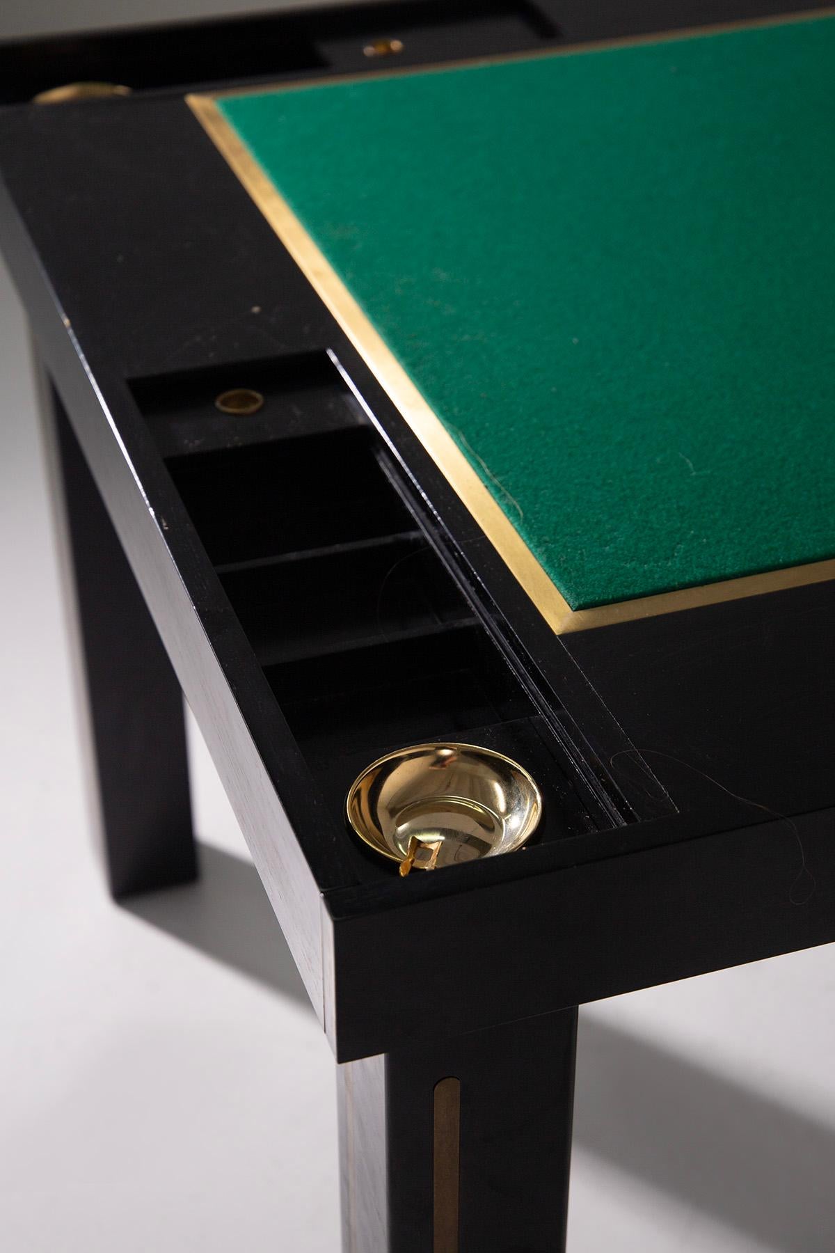 Late 20th Century Italian Vintage Game Table For Sale