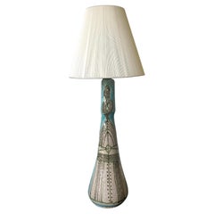Italian Vintage Guido Gambone Ceramic Table Lamp
