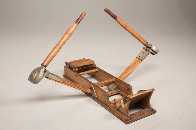 Italian Vintage Lamborghini Oakwood Rowing Sport Machine, 1950s at ...