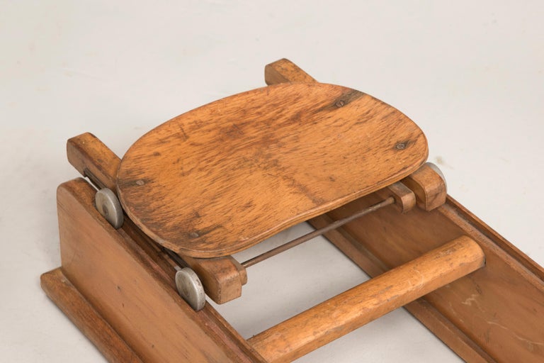 Italian Vintage Lamborghini Oakwood Rowing Sport Machine, 1950s at ...