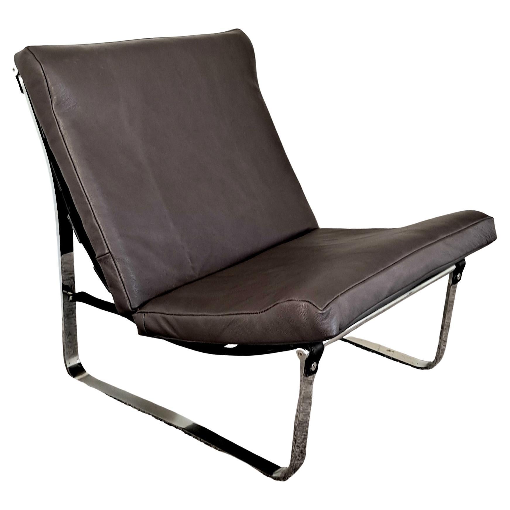 Italian Vintage Lounge Chair Design by Ico Parisi Produced for MIM Roma For Sale