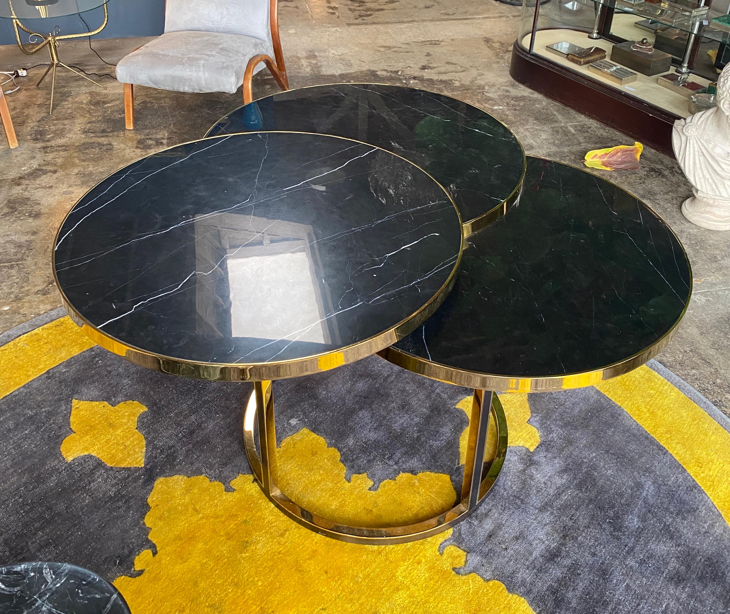 vintage italian marble coffee table