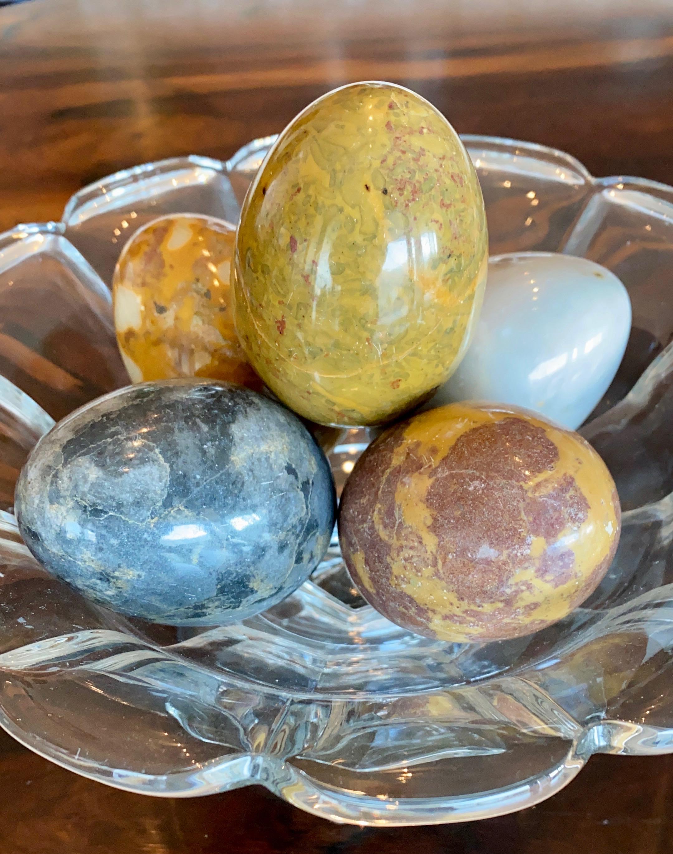 eier aus marmor