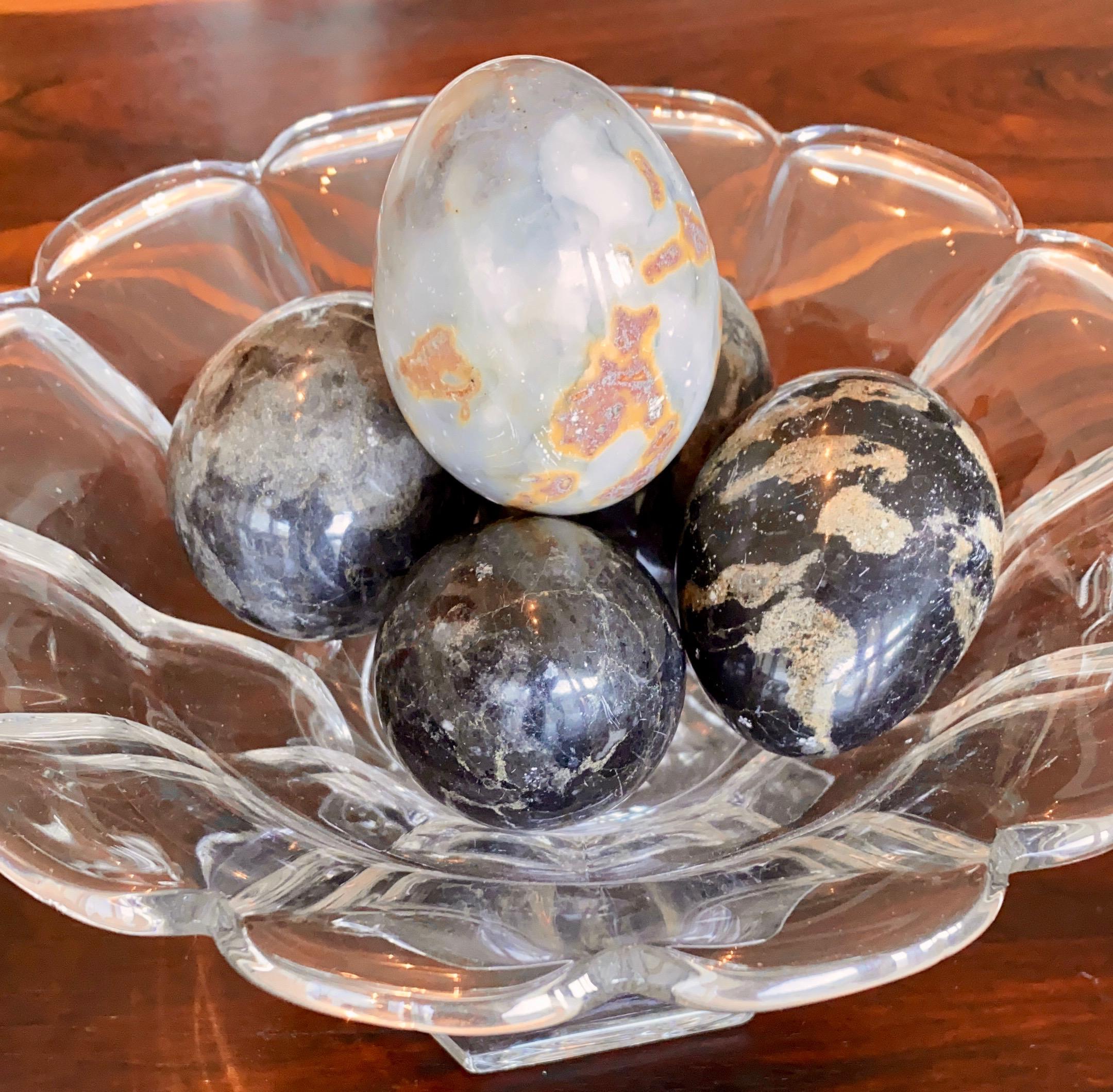 marble eggs made in italy