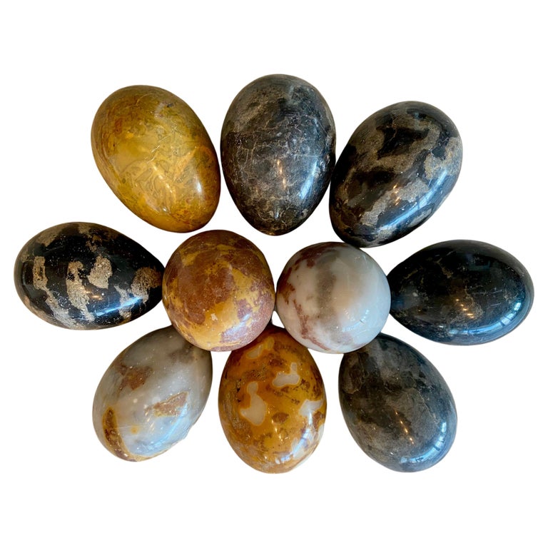 Italian Vintage Marble Eggs, Circa 1960 For Sale at 1stDibs history