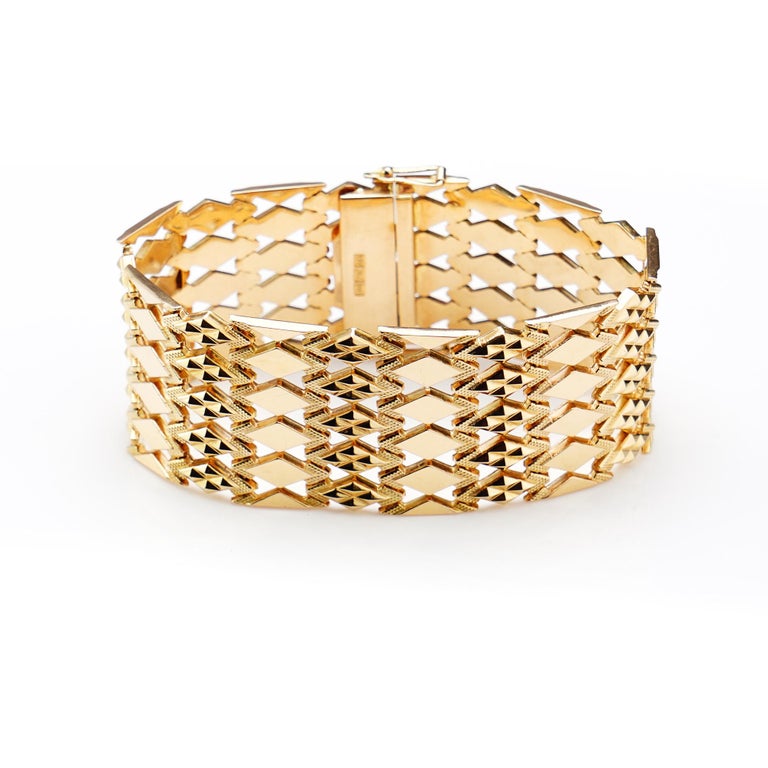 vintage italian gold bracelet
