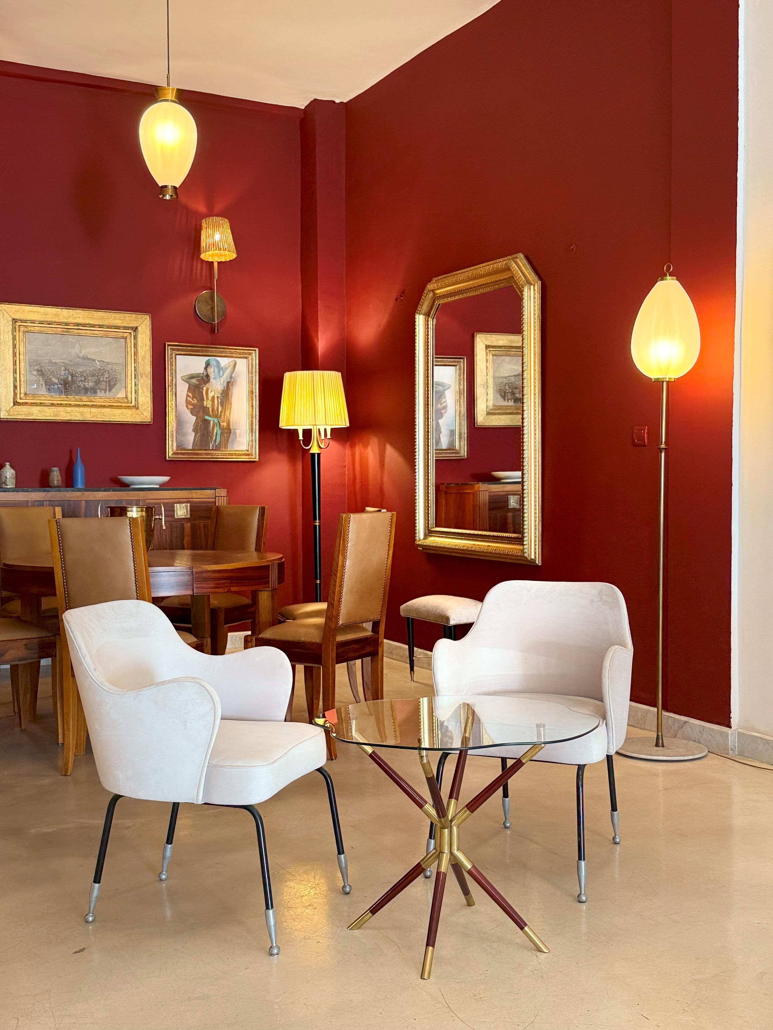 Fauteuils italiens vintage du milieu du sicle, ensemble de deux, annes 1950 en vente 6