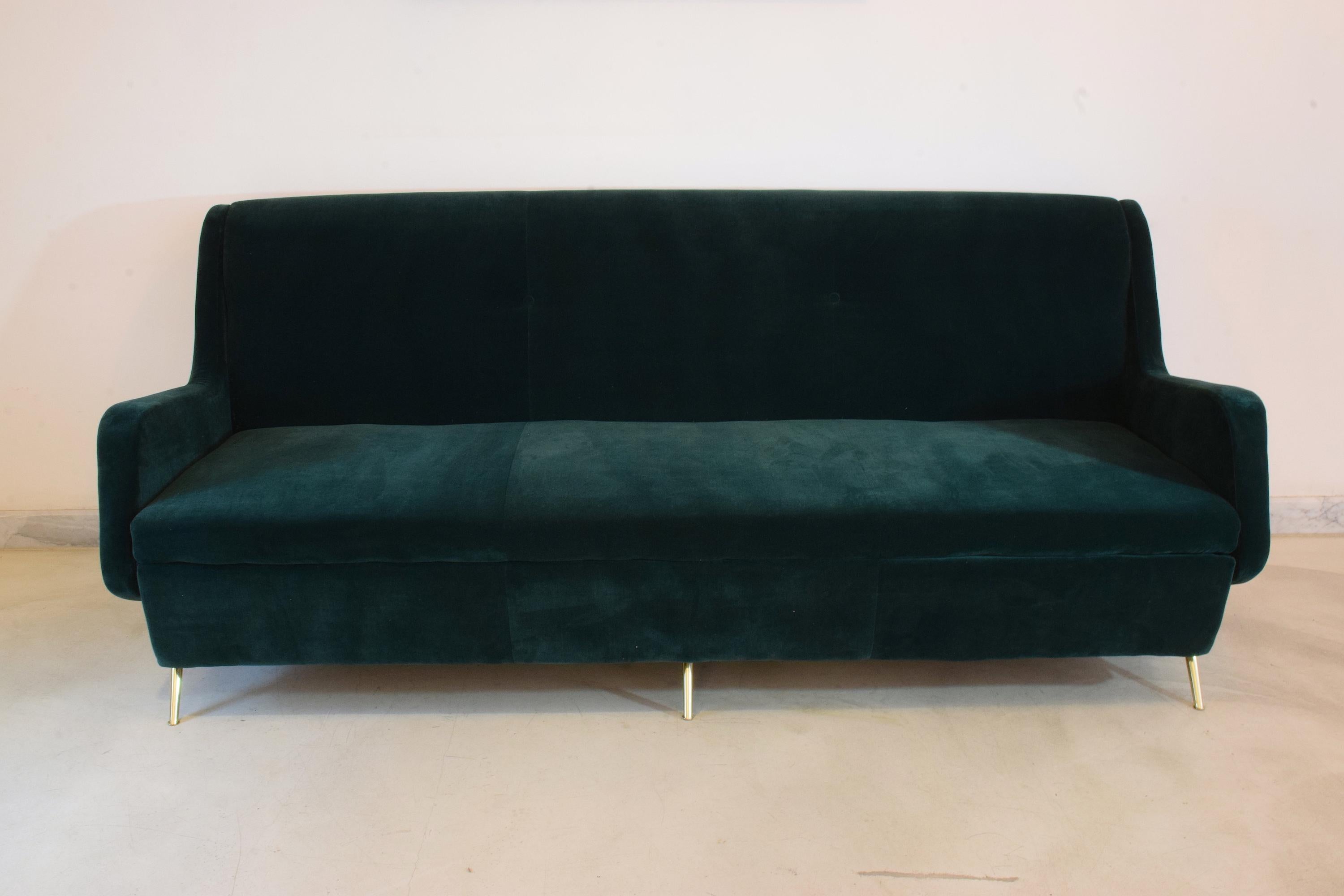 Mid-Century Modern Italian Vintage Midcentury Sofa, 1950s