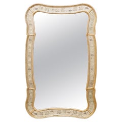 Italian Vintage Mirror with Grapevine Motif Surround