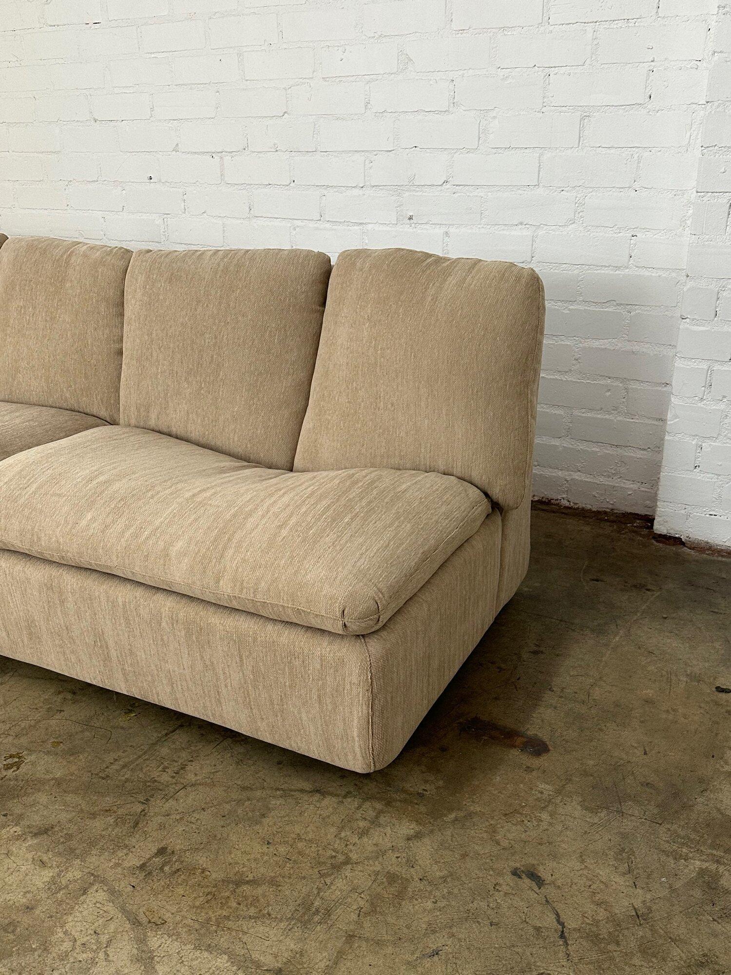 Italian vintage Modular sofa- sold separately For Sale 4