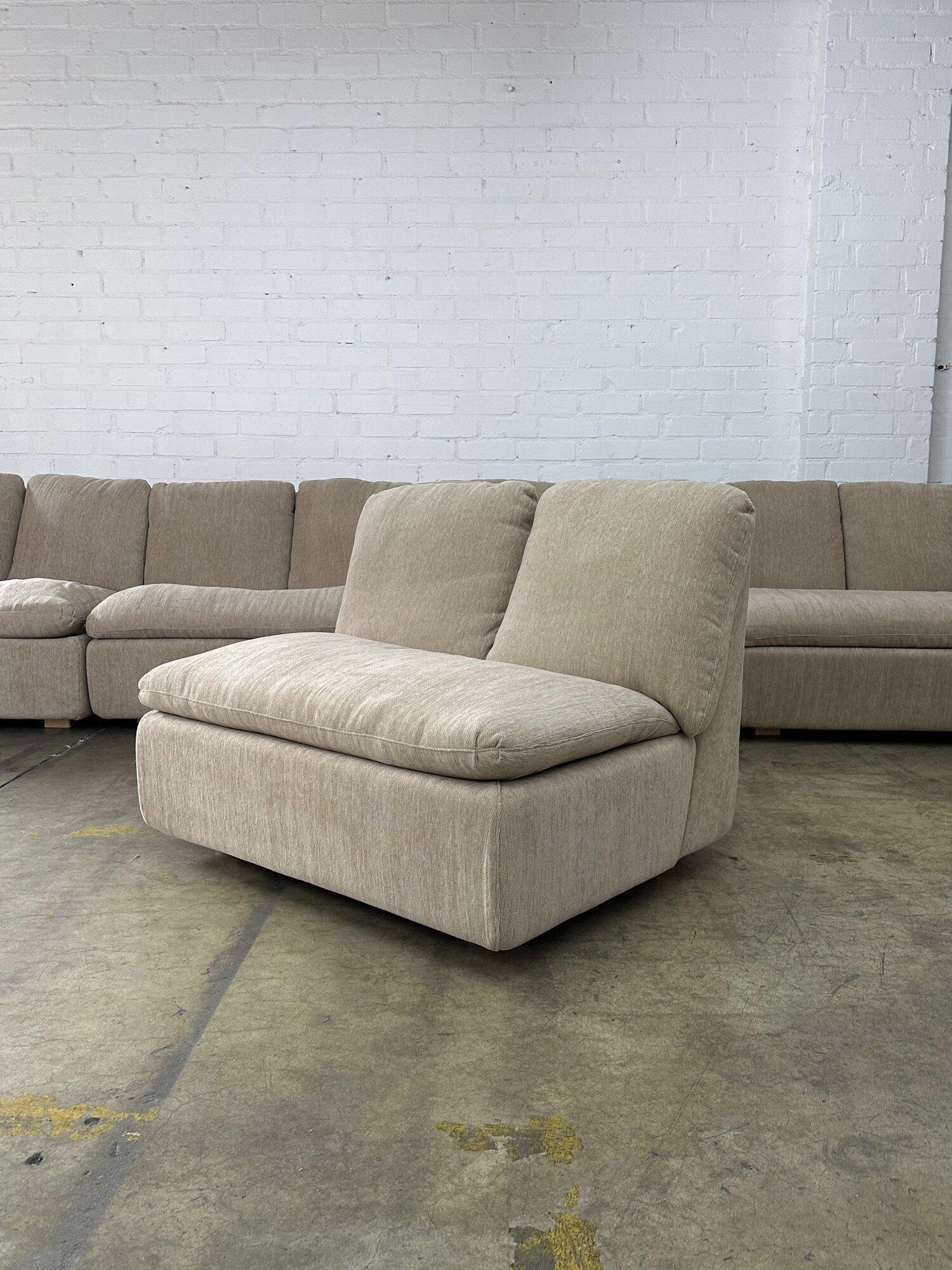 Mid-Century Modern Italian vintage Modular sofa- sold separately For Sale