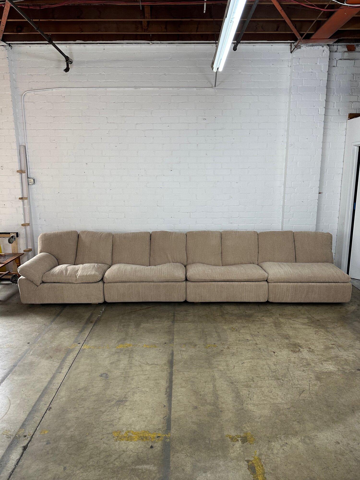 Italian vintage Modular sofa- sold separately In Good Condition For Sale In Los Angeles, CA