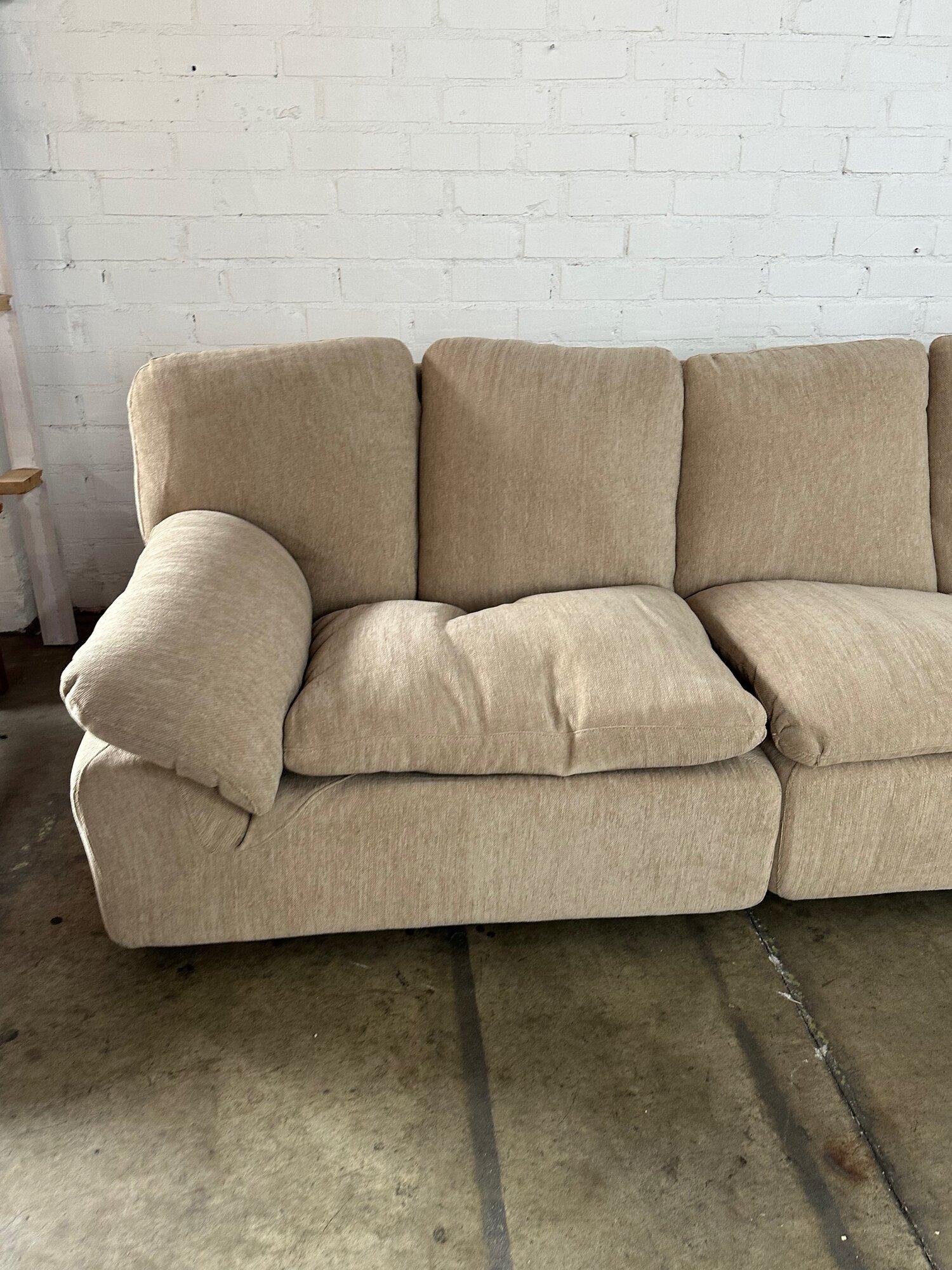 Late 20th Century Italian vintage Modular sofa- sold separately For Sale