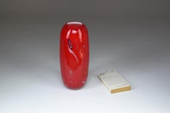 Vaso in vetro di Murano d'epoca italiano, anni '60