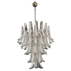 Italian vintage Murano chandelier in the manner of Mazzega - 52 glass petals