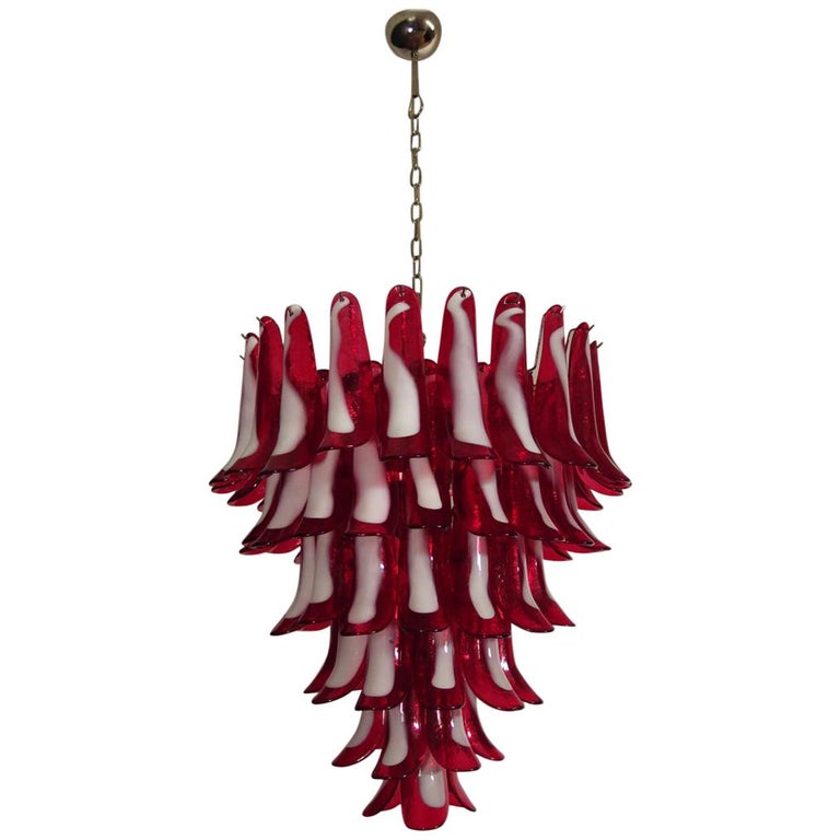 Murano-glass chandelier, 1980s, offered by ARTINLIFE STORE SAS DI BOCCALON LUCA
