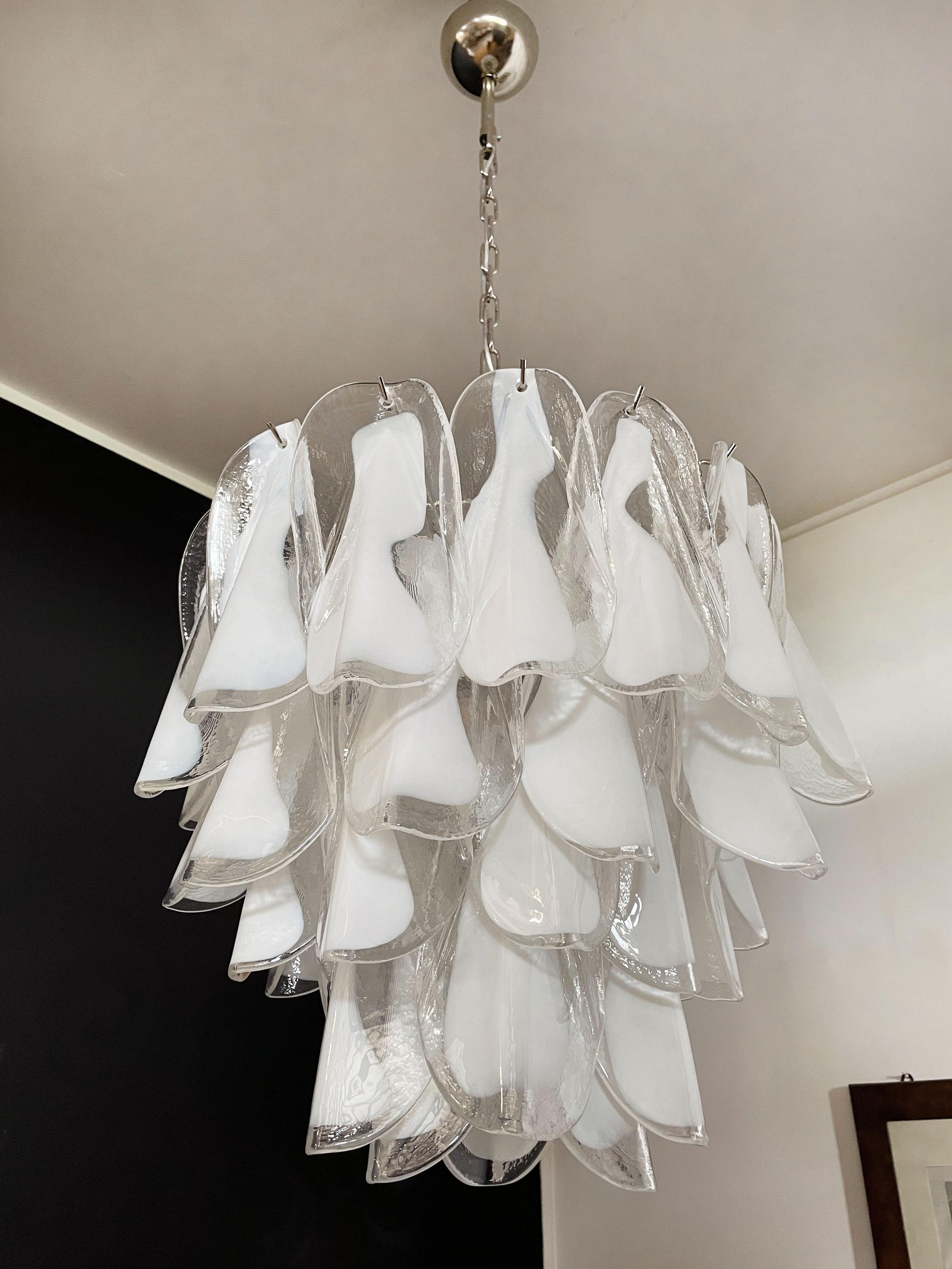 Italian Vintage Murano Chandelier, Mazzega, 41 