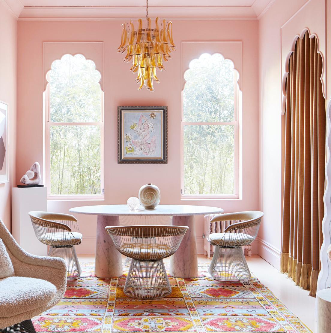 Mid-Century Modern Italian Vintage Murano Chandelier with Amber Glass Petals, 1970s For Sale