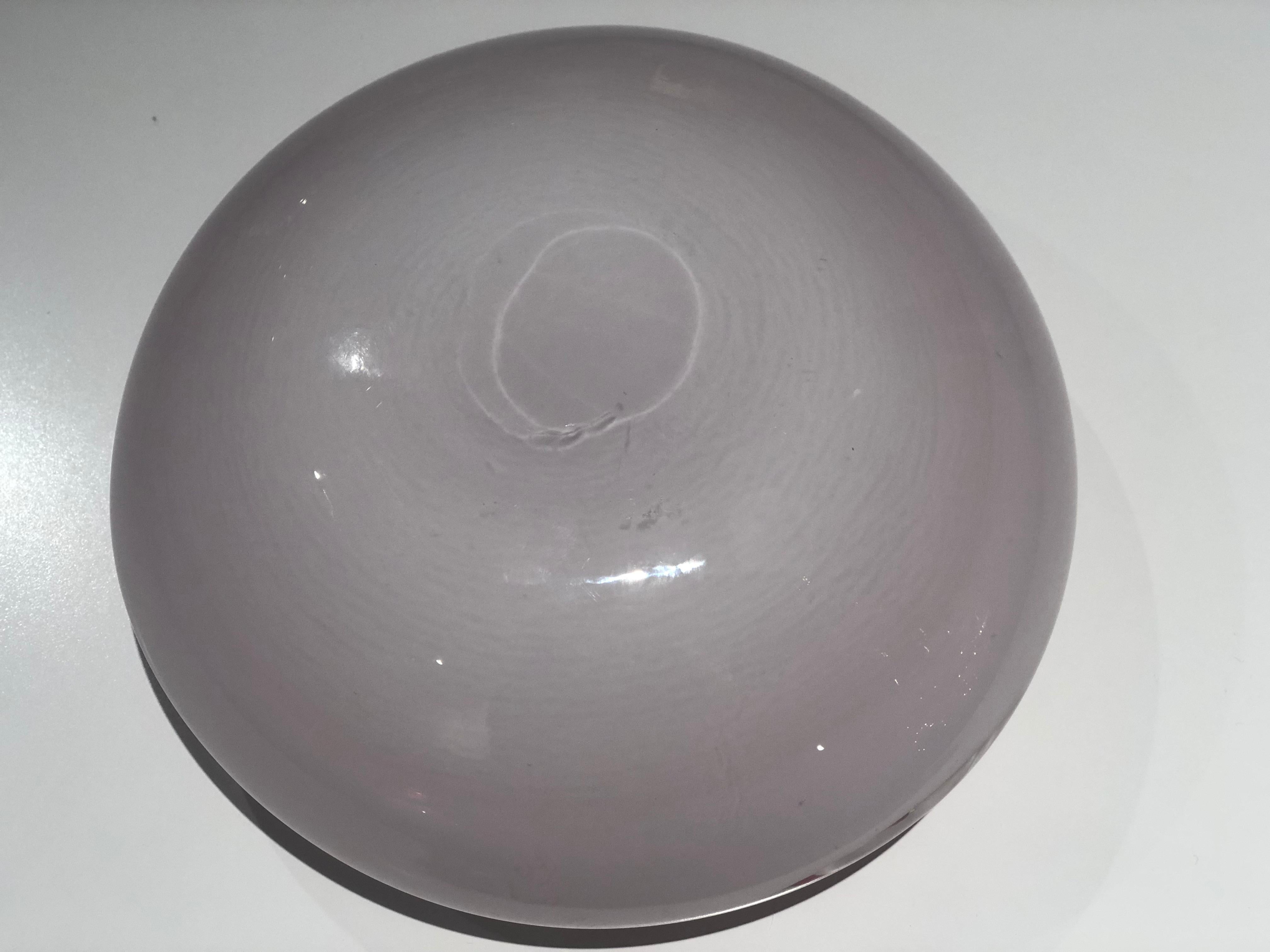Italian Vintage Murano Glass Bowl Attributed to Seguso Vetri d'Arte, 1950s 9