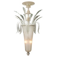 Lampadario italiano in vetro di Murano, soffiato a mano, Post Design Modern, 1970
