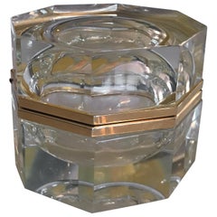 Italian Vintage Murano Glass Octagon Box