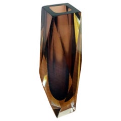 Italian Vintage Murano Glass Vase of the I Sommersi Series, 1950s