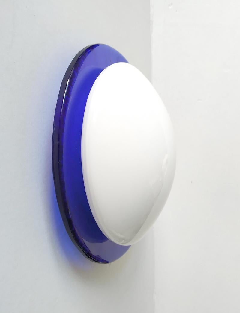 Tedesco Lampada da parete o da soffitto in vetro di Murano d'epoca, a incasso in vendita