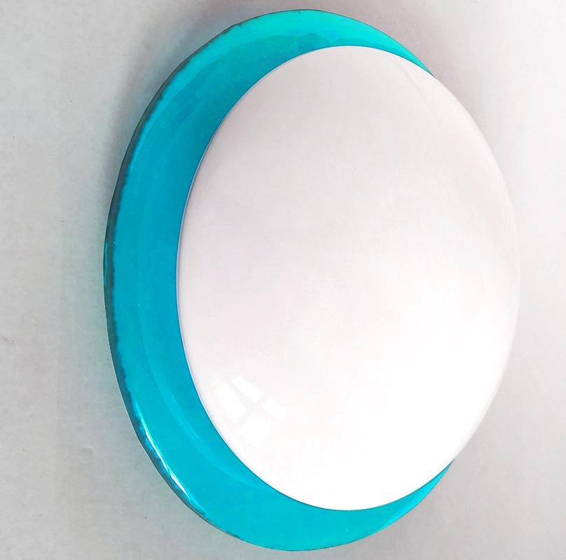 XX secolo Lampada da parete o da soffitto in vetro di Murano d'epoca, a incasso in vendita