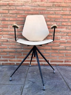 Italian Vintage Office or Desk Swivel Chair