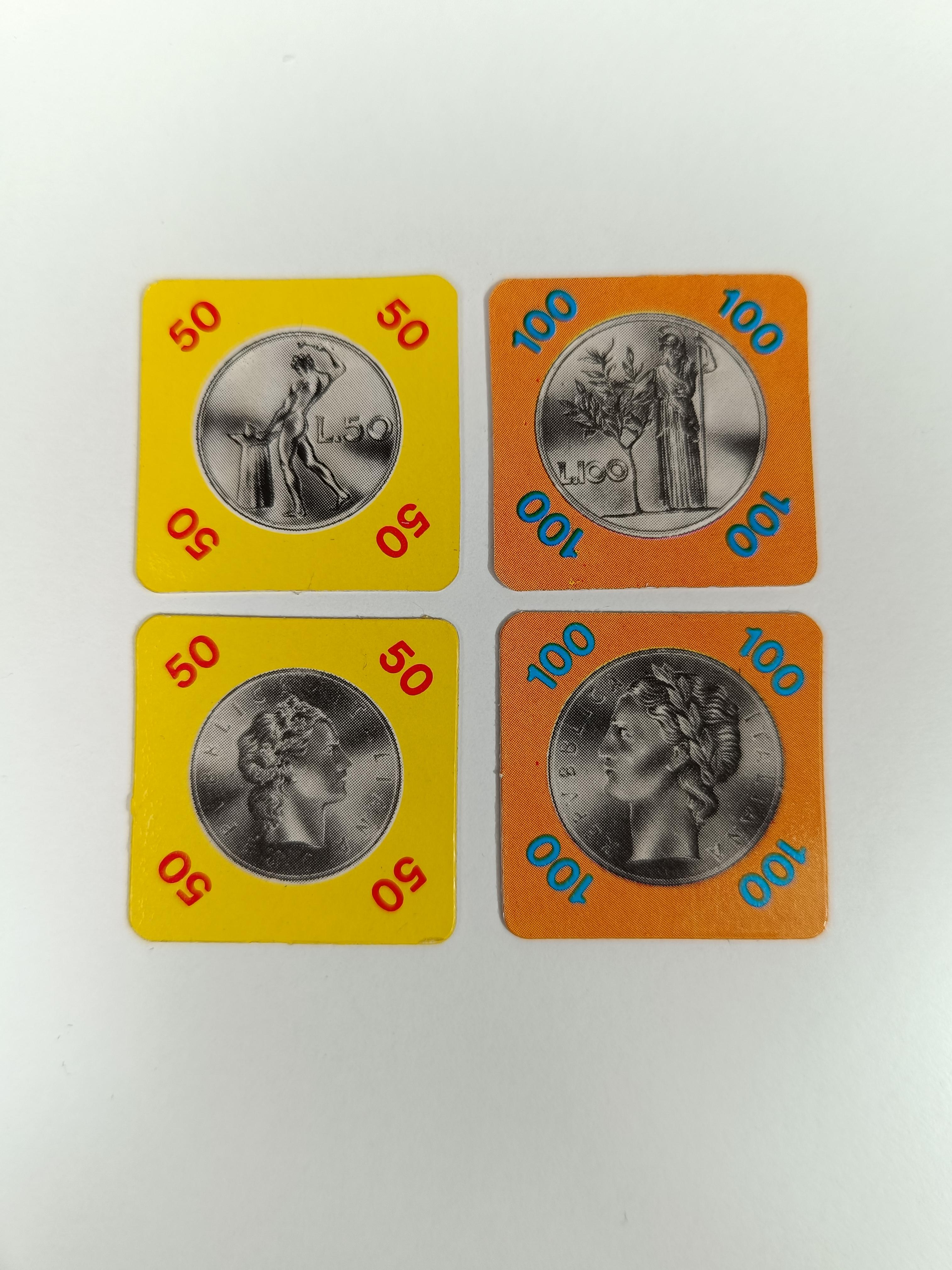 Caja de Juego Vintage Italiana con Fichas, Naipes y Dados de Póquer Años 70 9