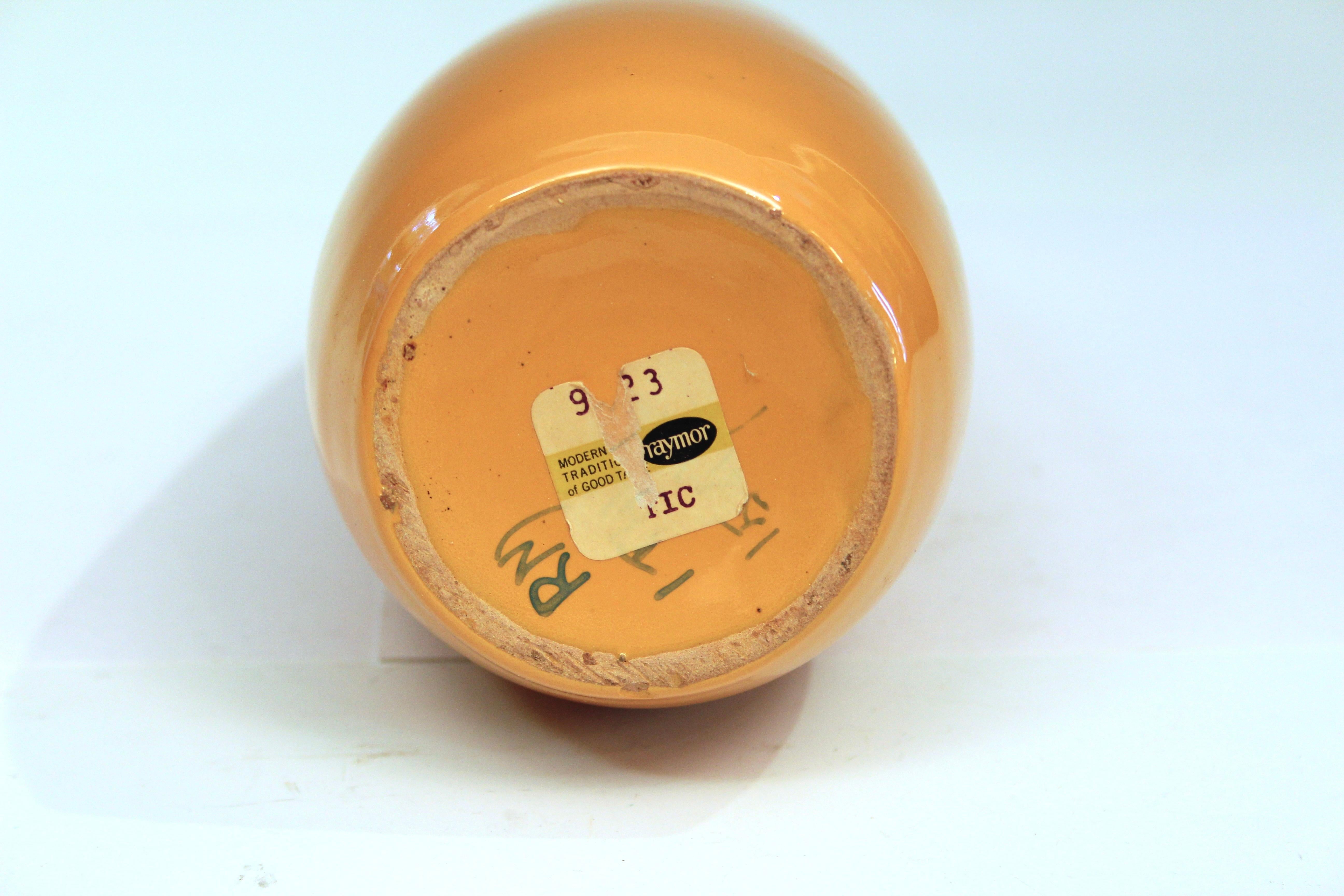 Tornito Vaso a collo lungo Raymor in ceramica italiana d'epoca TIC MCM Label in vendita