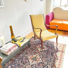 Italian Vintage Salviati 'Bulbi' Glass Vase Amber Color Design Anna Gili