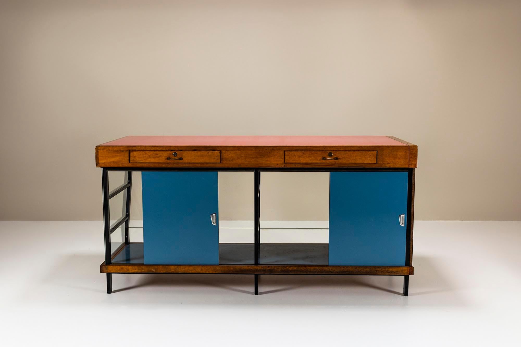 Italienischer Vintage Ladentisch und Vitrine, 1960er Jahre im Angebot 10