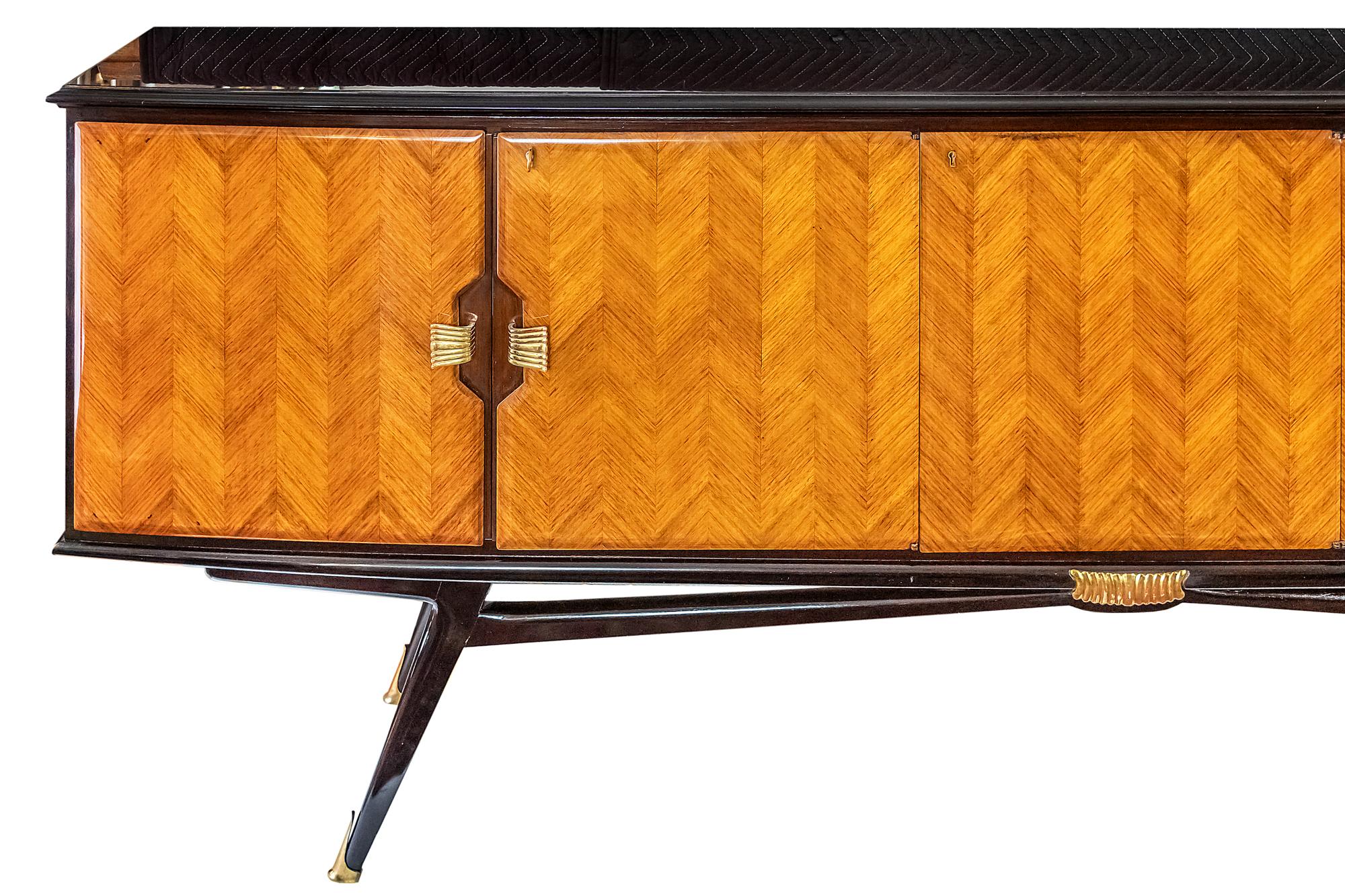 Mid-Century Modern Italian Vintage Sideboard by Consorzio Esposizmobili Cantu