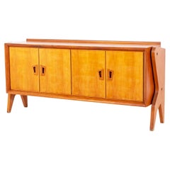 Italian Vintage Sideboard in Wood for Scuola Torinese