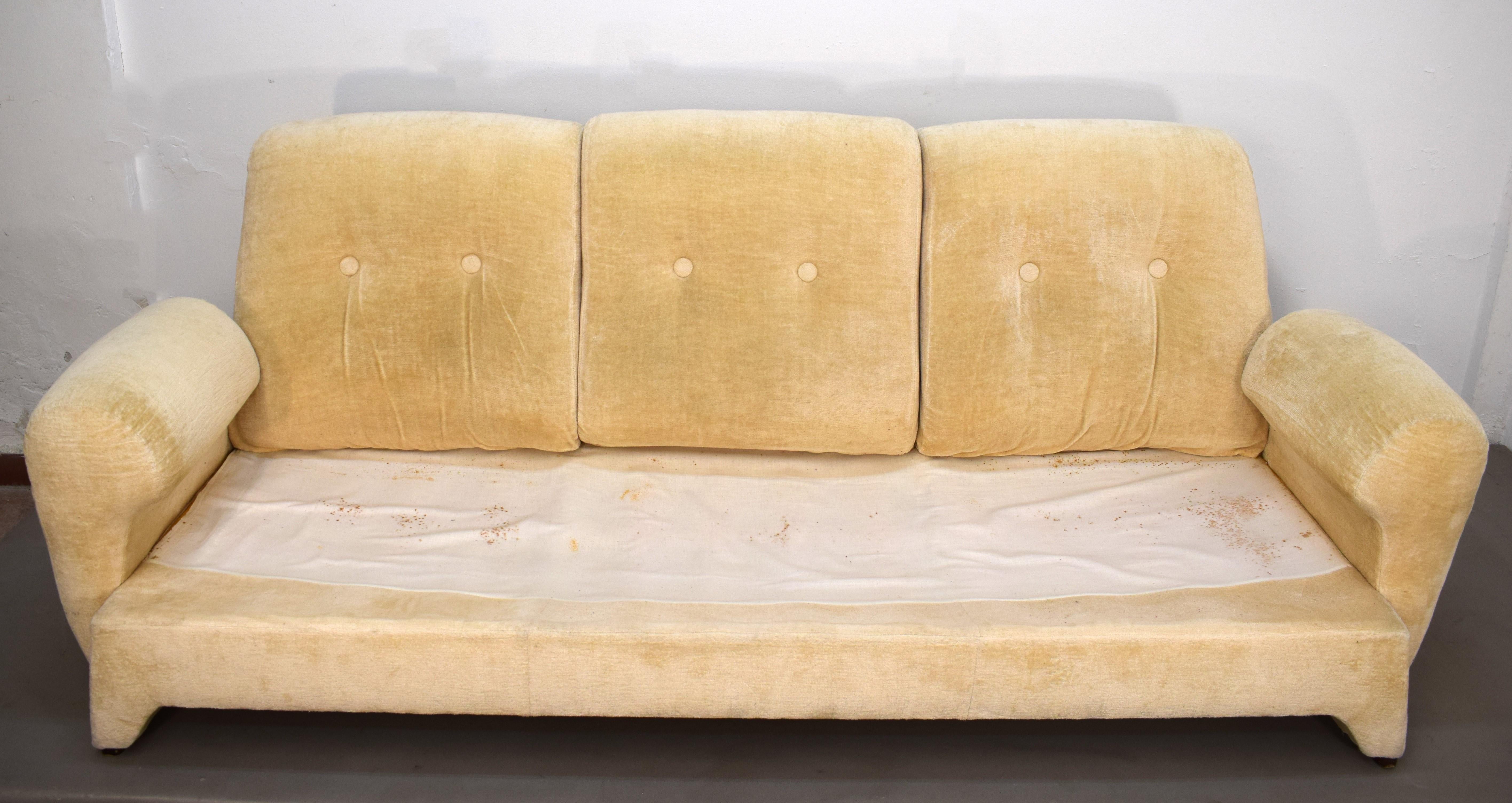 Italian vintage sofa by 1P, 1970s For Sale 6