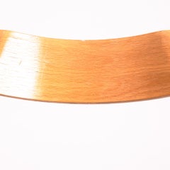 Italian vintage straw beech folding chairs, set of 3