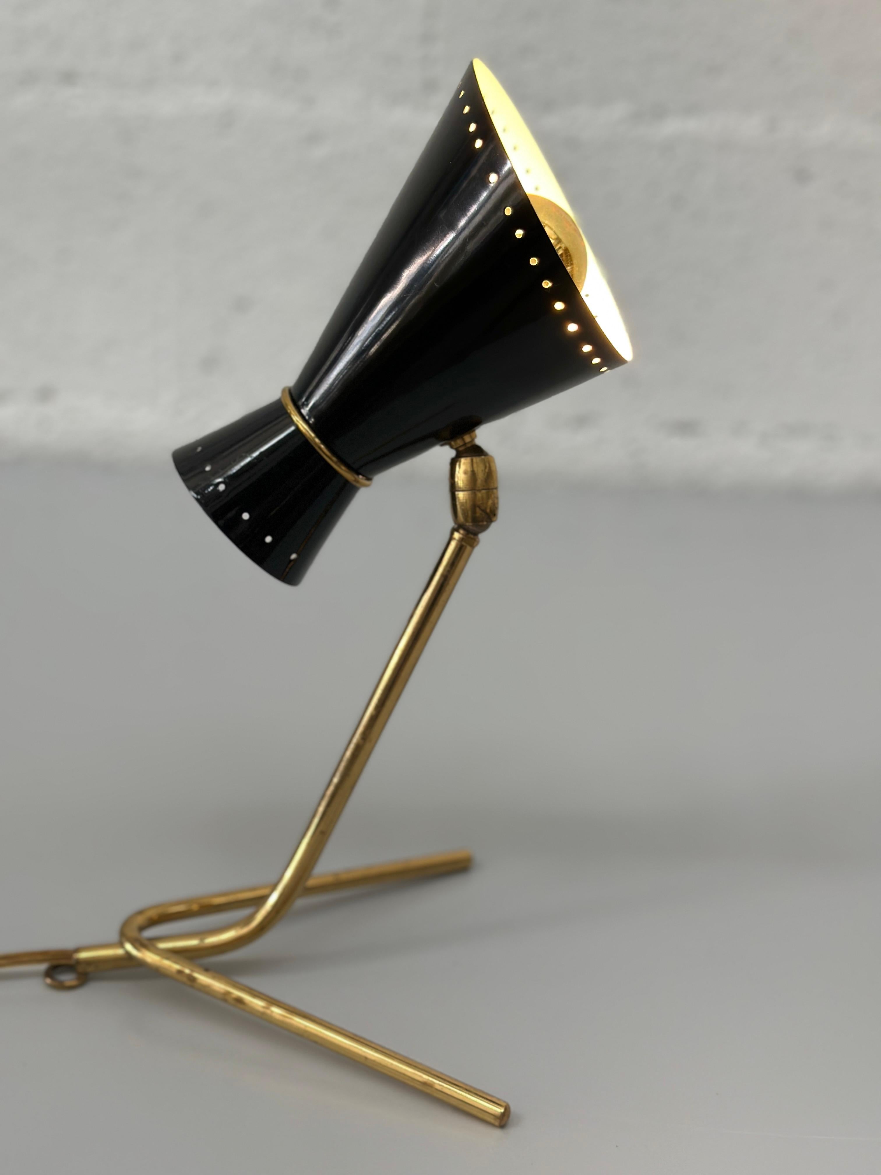 Lampada da tavolo/da terra Vintage Italian Lamp in stile Stilnovo - 1950s in vendita 6