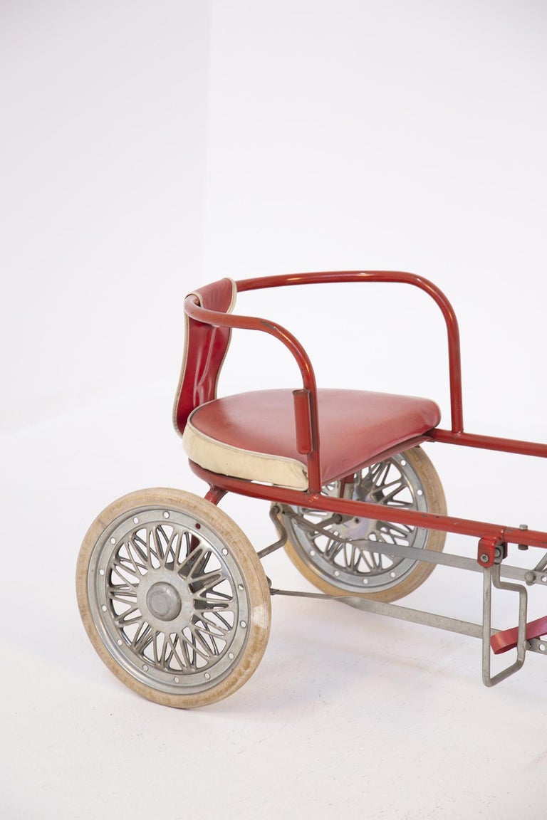 Italian Vintage Toy for Girl Carriage with Horse For Sale at 1stDibs