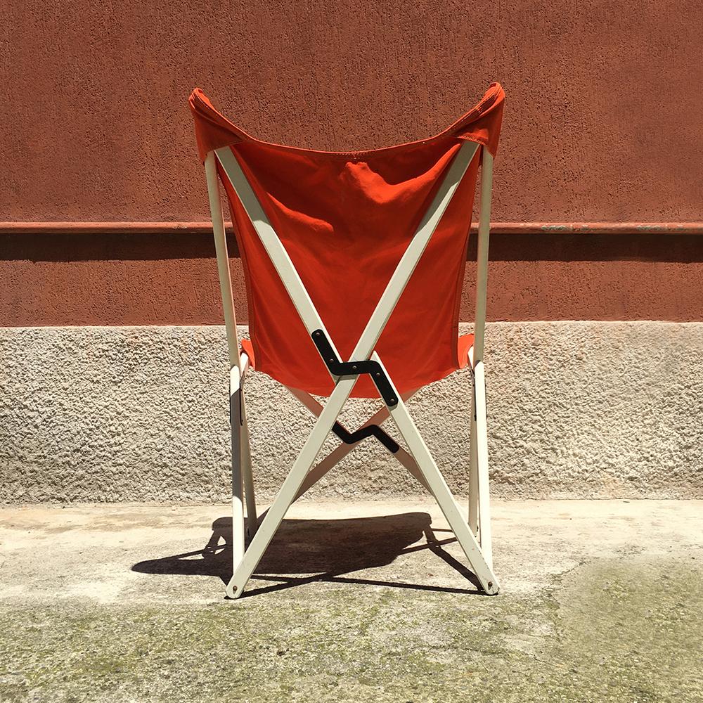 Mid-Century Modern Italian Vintage Tripolina Adjustable Chair by Zanotta, 1960s