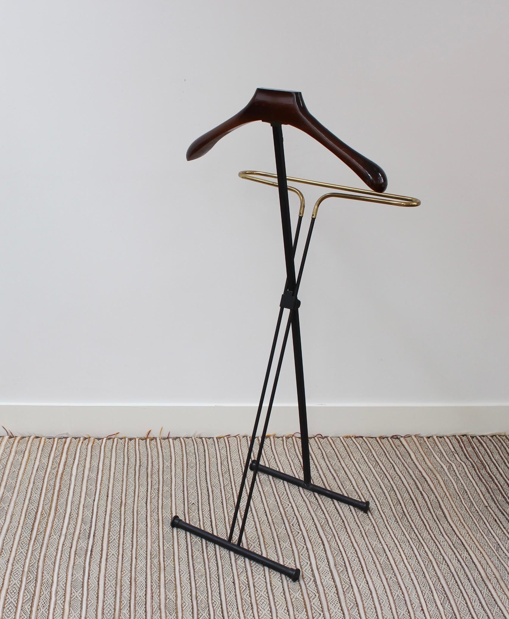 Italian Vintage Valet Coat Stand 'circa 1950s' In Fair Condition For Sale In London, GB