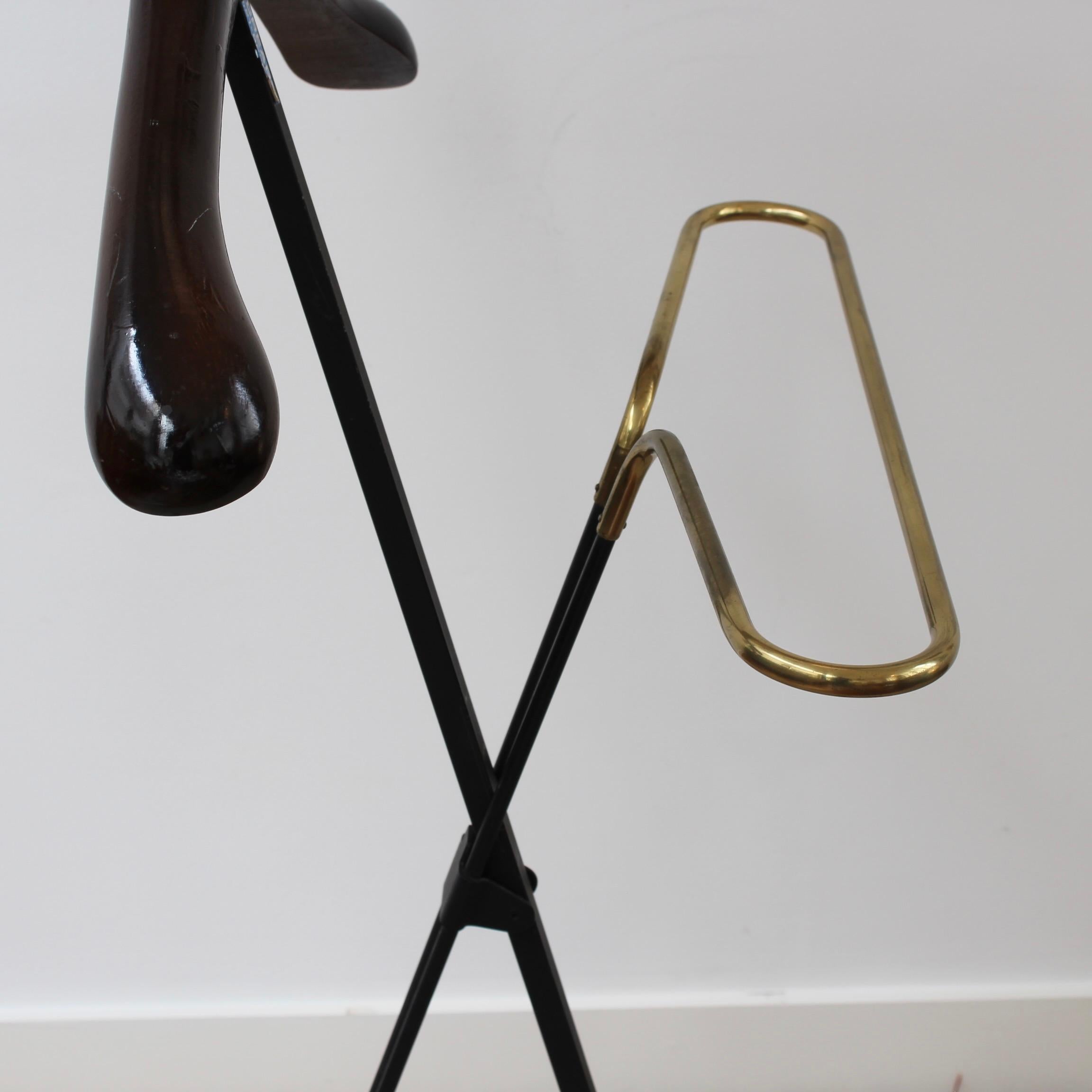 Italian Vintage Valet Coat Stand 'circa 1950s' For Sale 2