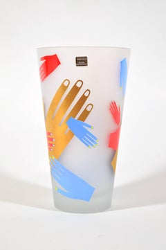 Vaso vintage italiano di Gabriella Giandelli / Sottsass Associati per Egizia HWC