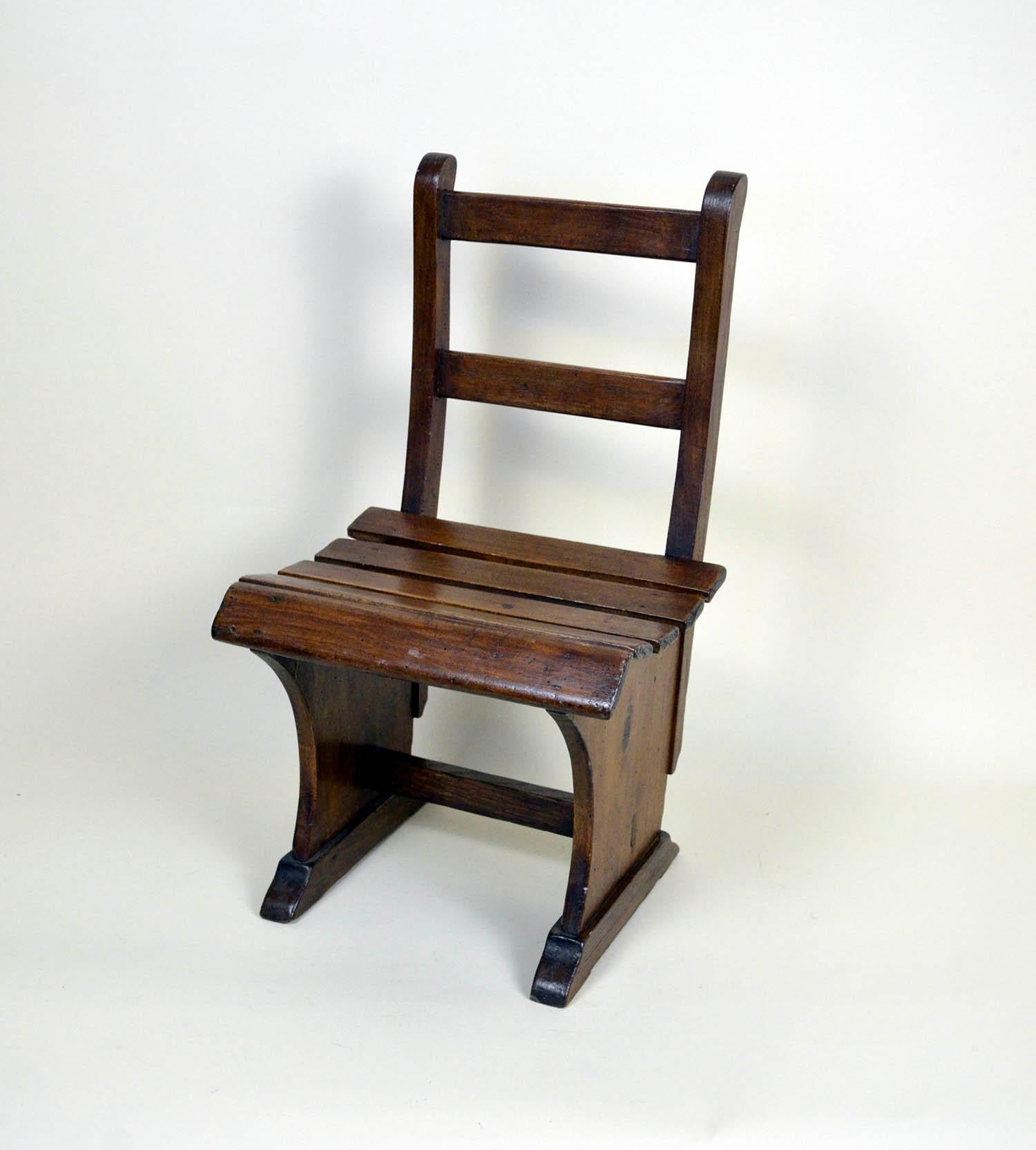 wooden childrens chair