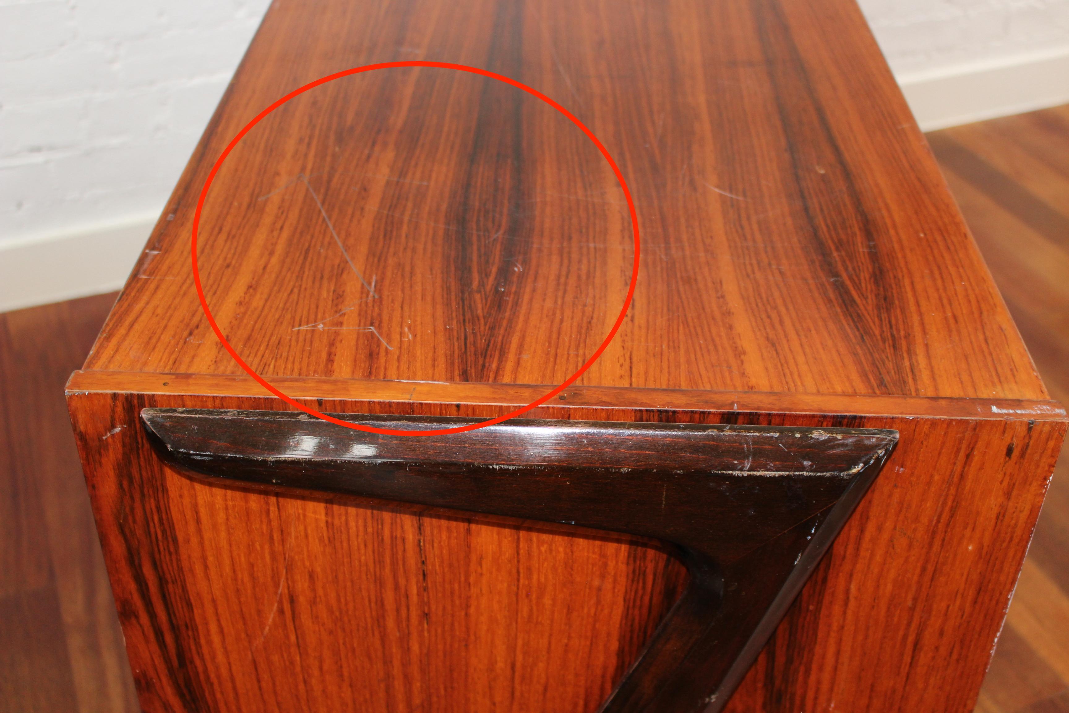 Italian Vintage Writing Desk Attributed to Vittorio Dassi (circa 1950s) For Sale 10