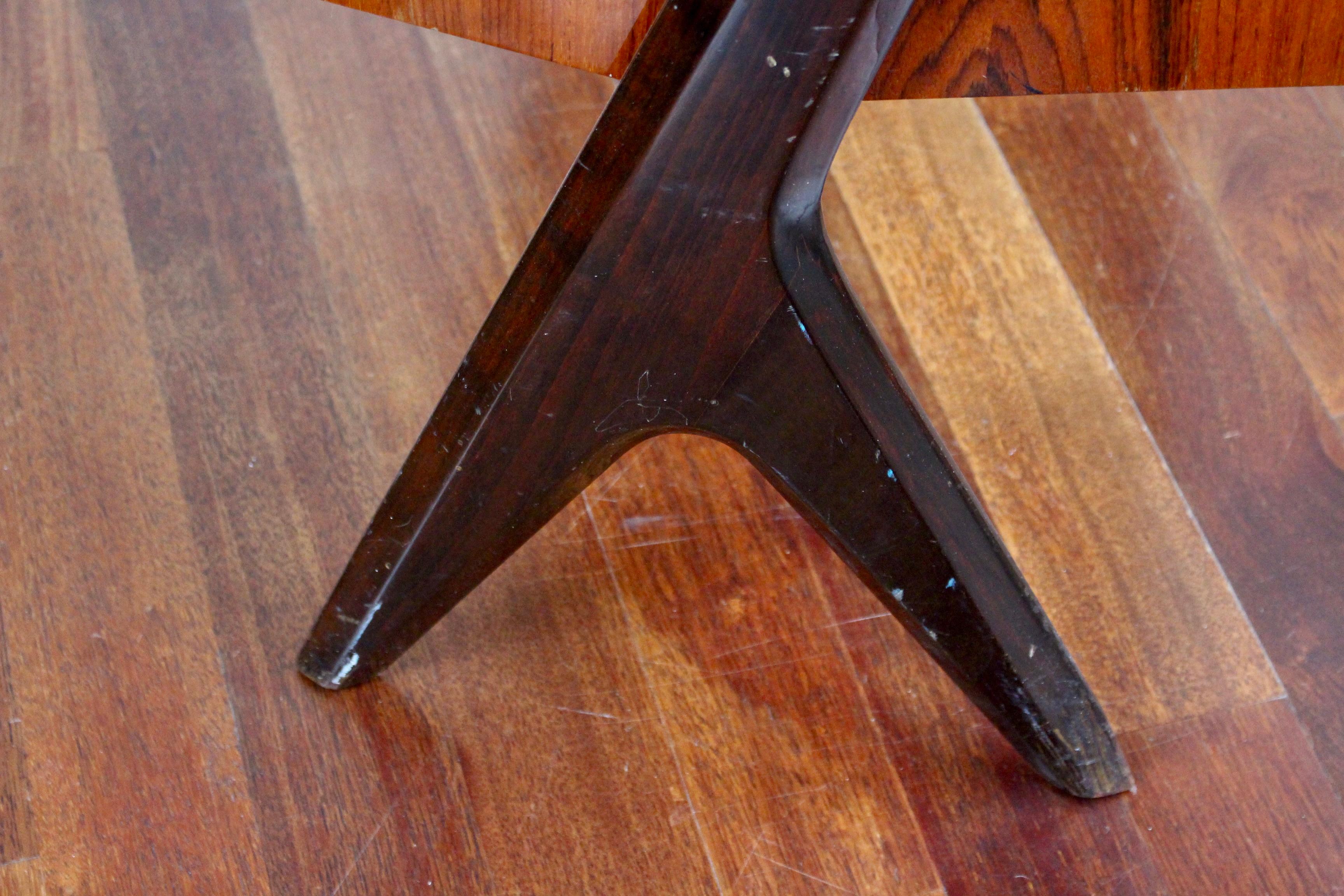 Italian Vintage Writing Desk Attributed to Vittorio Dassi (circa 1950s) For Sale 11