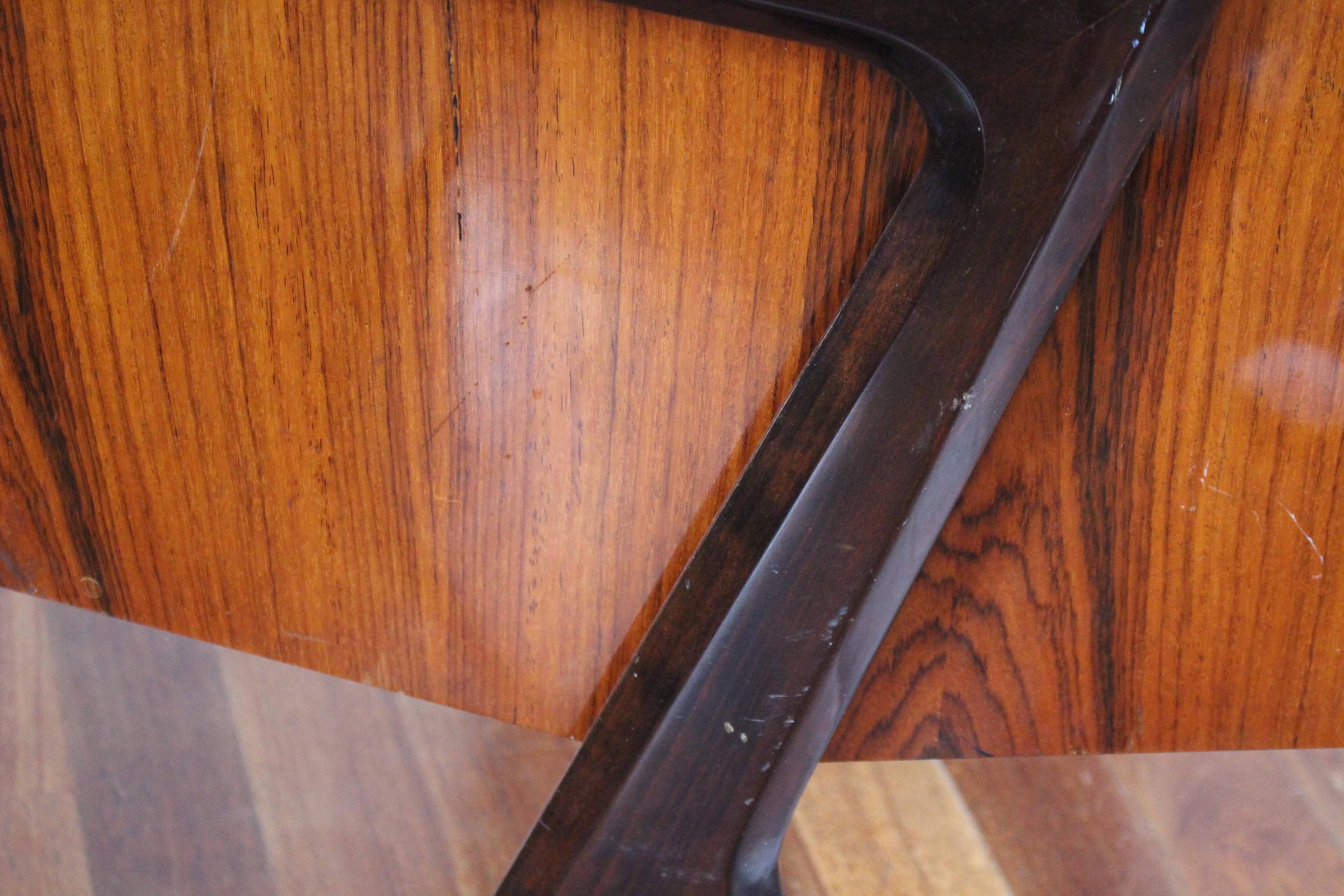 Italian Vintage Writing Desk Attributed to Vittorio Dassi (circa 1950s) For Sale 12